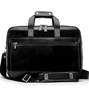 Bosca Black Old Leather Stringer Bag 817-59